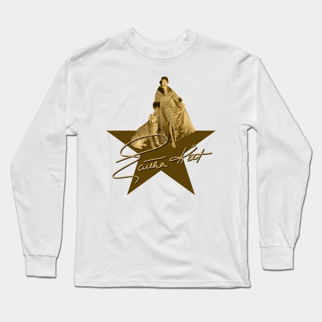 Eartha Kitt - Signature Long Sleeve T-Shirt by PLAYDIGITAL2020